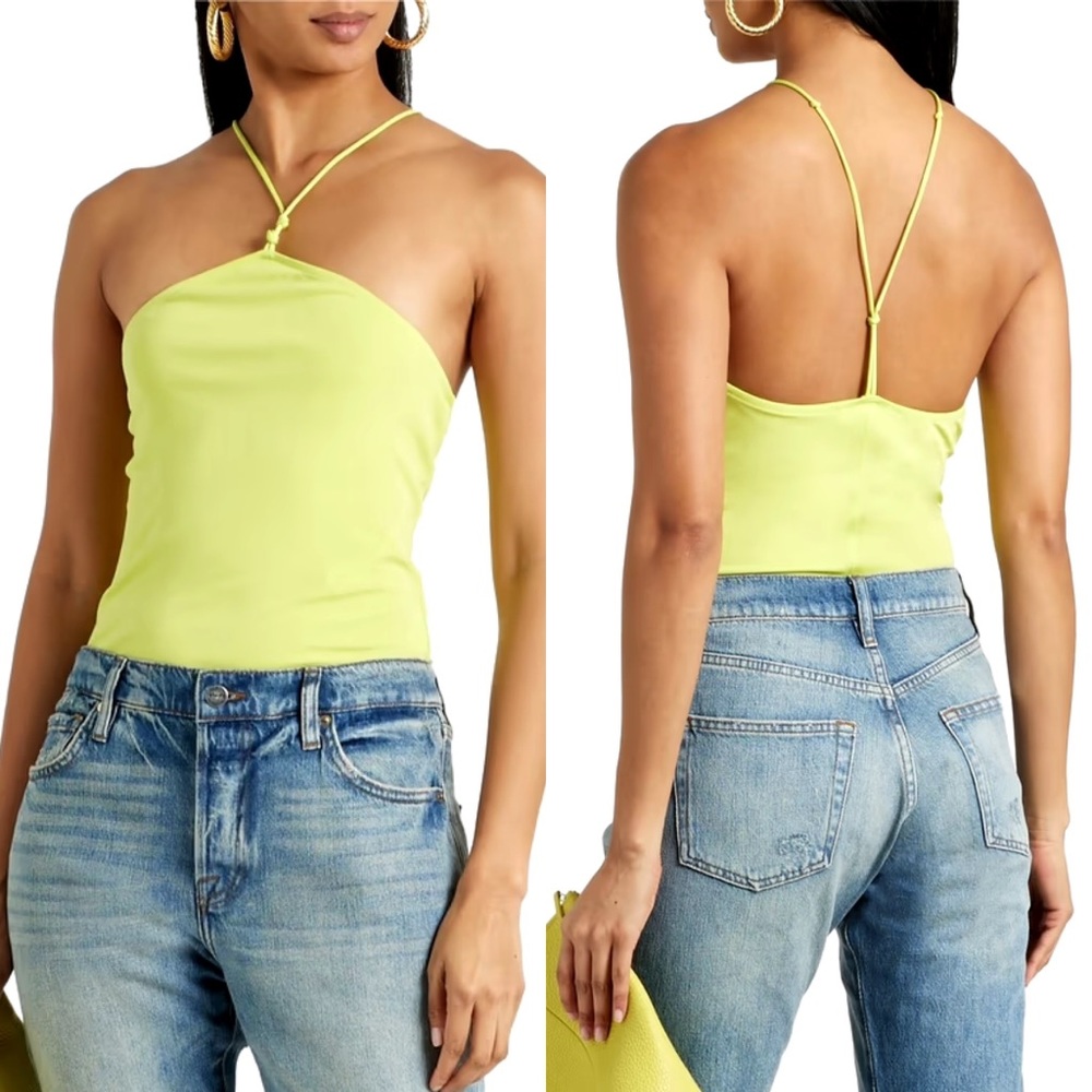 NWOT Frame Knotted jersey bodysuit Size M $228